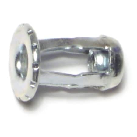Midwest Fastener Rivet Nut, .703 in L, #10-24 Thread Size, Steel, Zinc Plated, 15 PK 70723